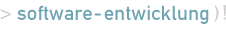 software-entwicklung
